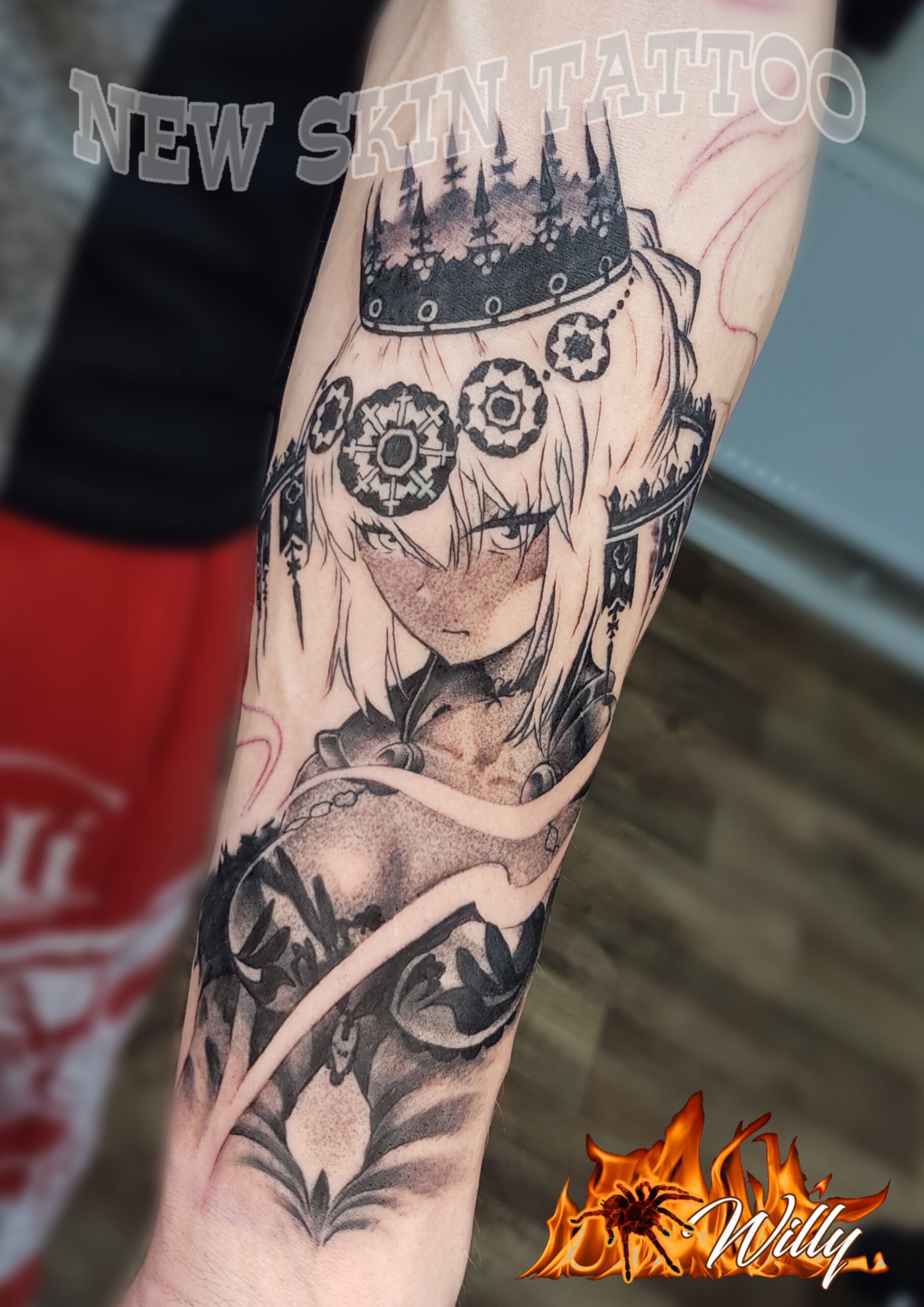 anime tattoo